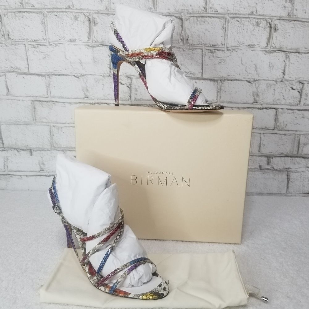 Alexandre Birman Python Slingback Sandals NWT - image 3